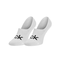Calvin Klein dámske biele ponožky - ONE (002)