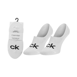 Calvin Klein dámske biele ponožky - ONE (002)