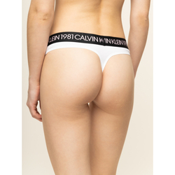 Calvin Klein dámska biela tangá - L (100)