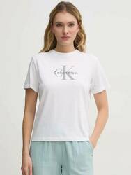 Calvin Klein dámske biele tričko - L (YAA)