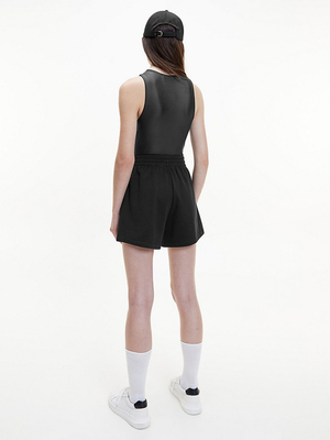 Calvin Klein dámske čierne lesklé body - S (BEH)