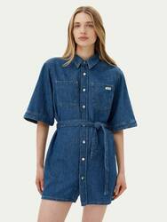 Calvin Klein dámske modré džínsové šaty - XS (1A4)
