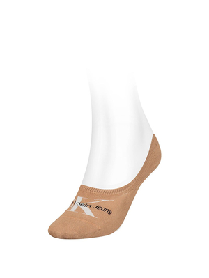 Calvin Klein dámske hnedé ponožky - ONESIZE (CAM)