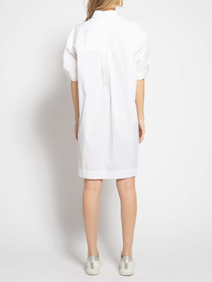 Calvin Klein biele košeľové šaty - XS (YAF)