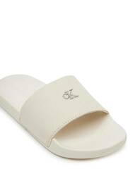 Calvin Klein dámske krémové šľapky - 36 (AEO)