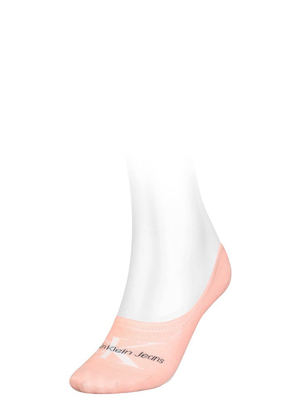 Calvin Klein dámske marhuľové ponožky - ONESIZE (PIN)