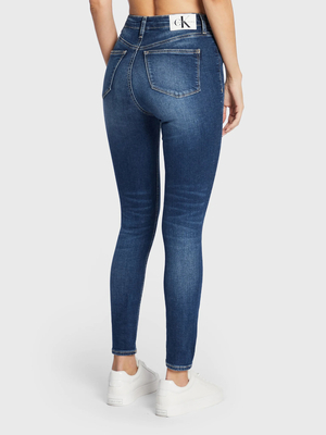 Calvin Klein dámske modré džínsy - 25/NI (1BJ)