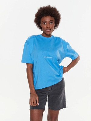 Calvin Klein dámske modré tričko - XS (CY0)