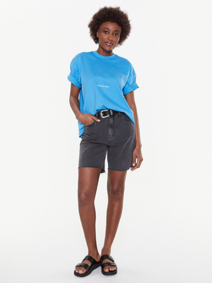 Calvin Klein dámske modré tričko - XS (CY0)