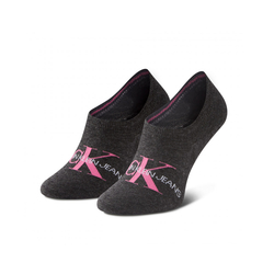 Calvin Klein dámske tmavošedé ponožky - ONESIZE (CHARCOAL)