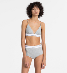 Calvin Klein dámska šedá podprsenka Triangle - S (020)