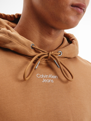 Calvin Klein pánska hnedá mikina - S (GE4)