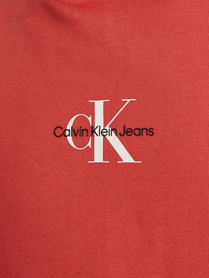 Calvin Klein pánska mikina rhubarb red - S (XLV)