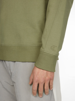 Calvin Klein pánska zelená mikina - L (L9F)