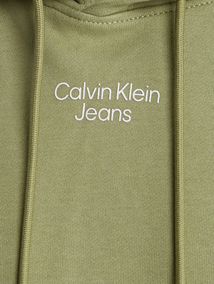 Calvin Klein pánska zelená mikina - L (L9F)