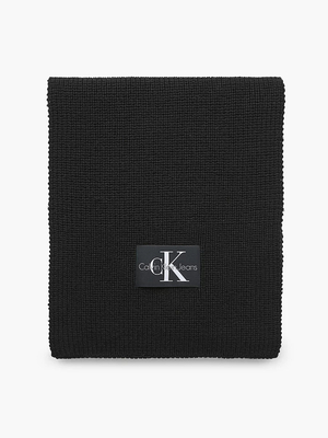 Calvin Klein pánsky čierny šál - OS (BDS)