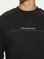 Calvin Klein pánska čierna mikina Minimal - M (BEH)