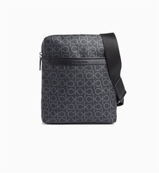 Calvin Klein pánska čierna taška s potlačou Crossover