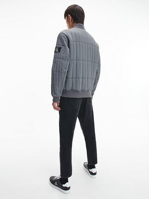 Calvin Klein pánska šedá bunda - L (PTP)