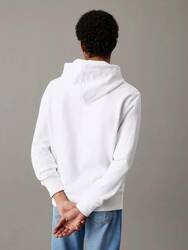 Calvin Klein pánska biela mikina Woven - L (YAF)