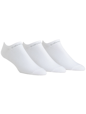 Calvin Klein pánske biele ponožky 3 pack - ONESIZE (10)