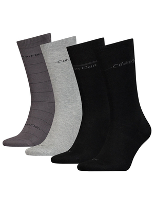 Calvin Klein pánske ponožky 4 pack - ONESIZE (GRE)