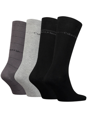 Calvin Klein pánske ponožky 4 pack - ONESIZE (GRE)