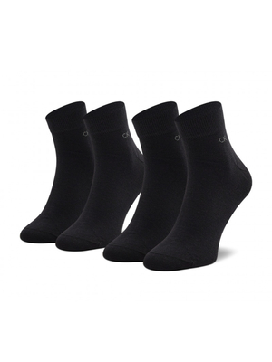 Calvin Klein pánske čierne ponožky 2 pack - 39/42 (BLA)