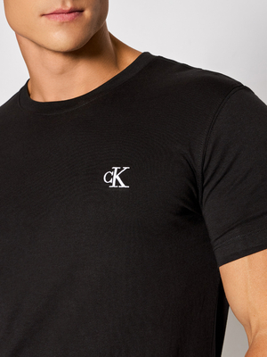 Calvin Klein pánske čierne tričko - M (BAE)