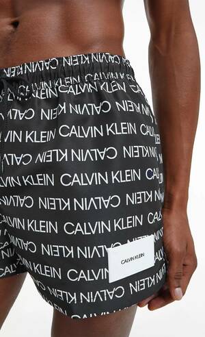 Calvin Klein pánske čierne plavky - XL (0GJ)