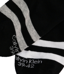 Calvin Klein pánske čierne ponožky 2 pack - 39/42 (001)