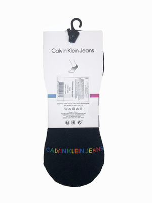 Calvin Klein pánske čierne ponožky - ONESIZE (001)