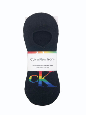 Calvin Klein pánske čierne ponožky - ONESIZE (001)
