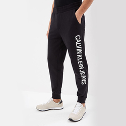Calvin Klein pánske čierne teplákové nohavice Logo