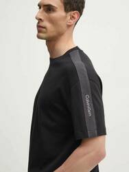Calvin Klein pánske čierne tričko - S (BEH)