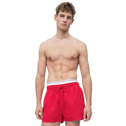 Calvin Klein pánske červené plavky Double - L (654)