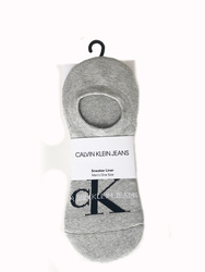 Calvin Klein pánske sivé ponožky - ONESIZE (LIGHTGR)