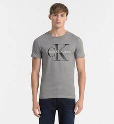 Calvin Klein pánske šedé tričko - XXL (025)