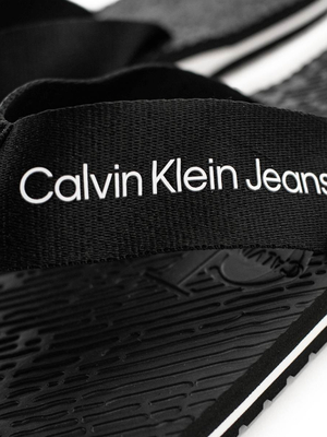 Calvin Klein pánske čierne žabky - 42 (BDS)