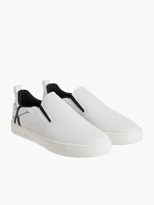 Calvin Klein pánske biele slip on - 41 (YAF)