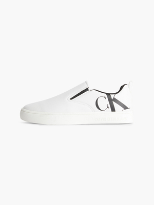 Calvin Klein pánske biele slip on - 41 (YAF)