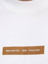 Calvin Klein pánske biele tričko  - L (YAF)