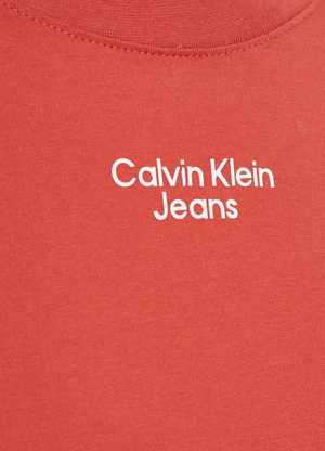 Calvin Klein pánske tehlové tričko - L (XLV)