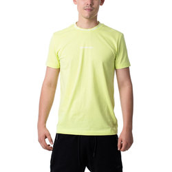 Calvin Klein pánske neónovo žlté tričko - S (ZAA)