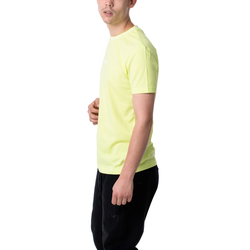 Calvin Klein pánske neónovo žlté tričko - S (ZAA)