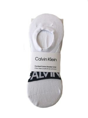 Calvin Klein pánske ponožky 2pack - 43 (001)