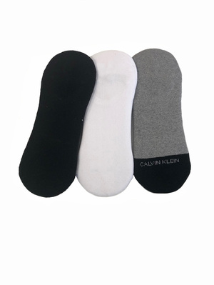 Calvin Klein dámske biele ponožky 2pack - ONESIZE (003)
