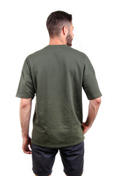 Calvin Klein pánske zelené tričko Logo - XL (FDX)
