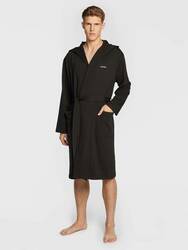 Calvin Klein pánsky čierny župan Robe - L-XL (UB1)