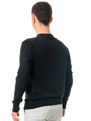Calvin Klein pánsky čierny sveter - M (UB1)